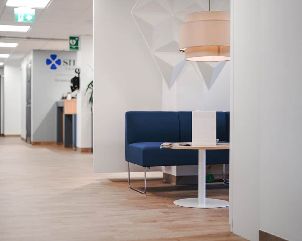 Väntrum på Smile Norrköping